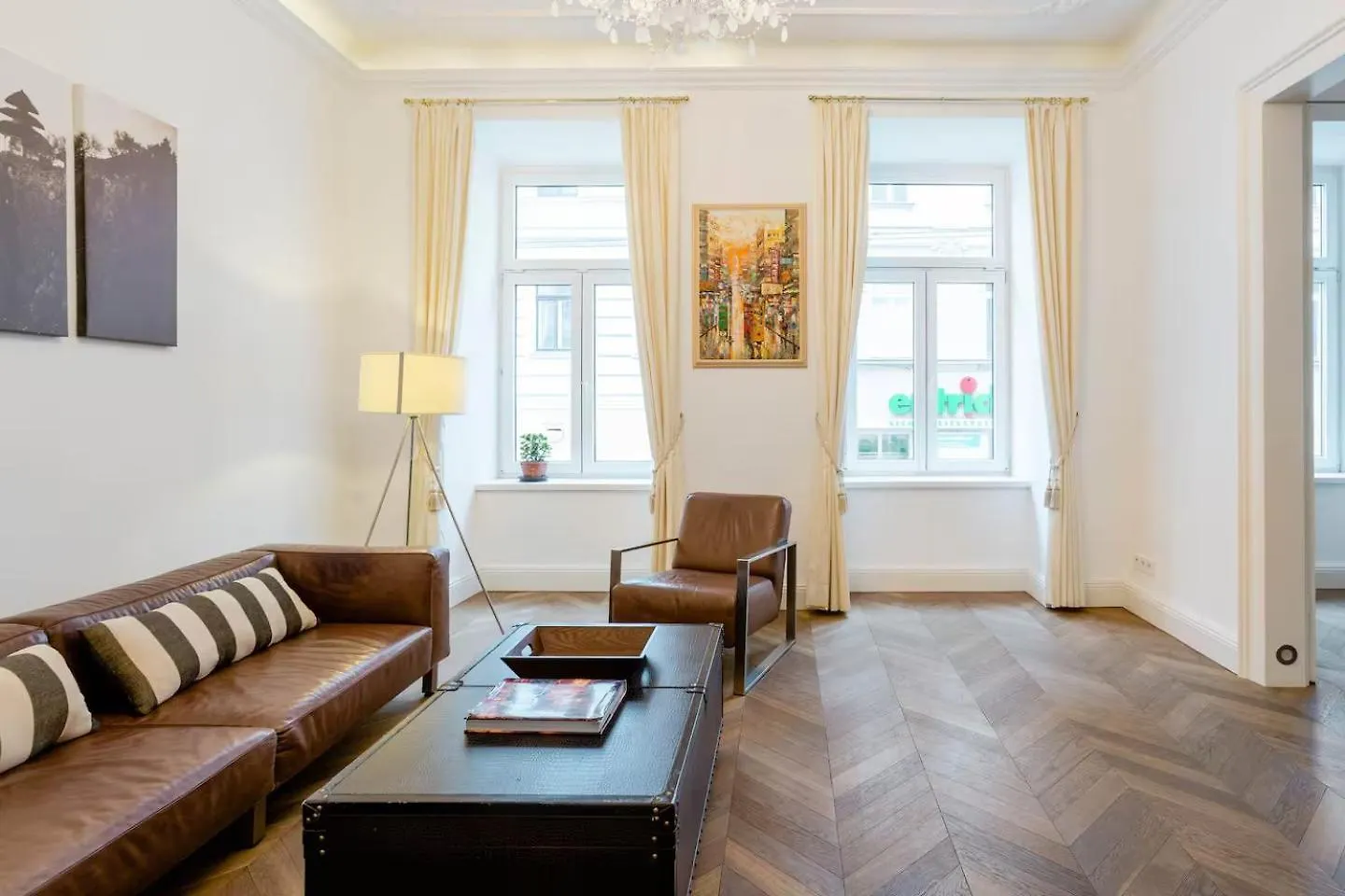 아파트 Urban Oasis In Neubau With Cozy Fireplace 비엔나